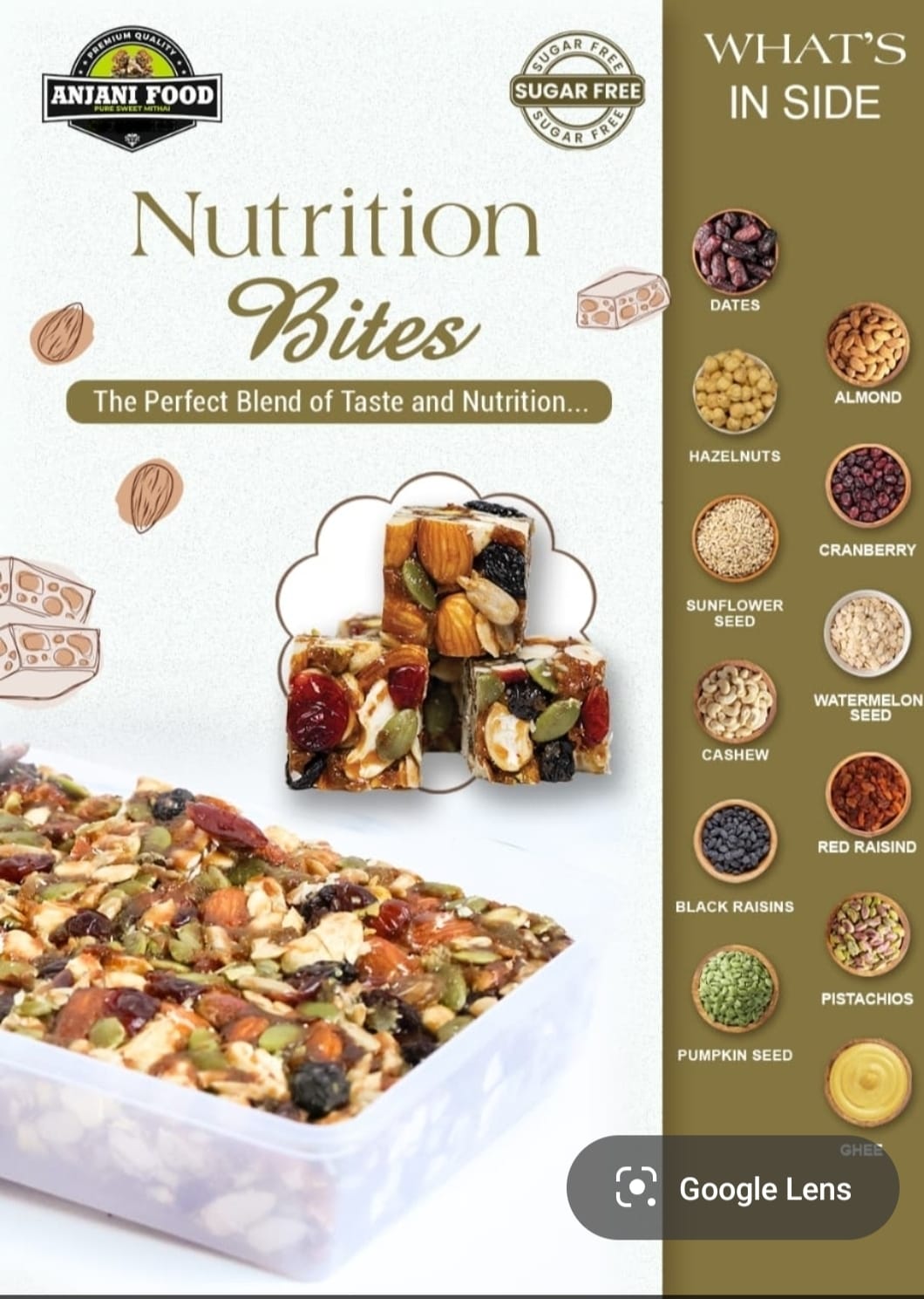 Dry Fruit Sweet Nutrition Bites (500 g)