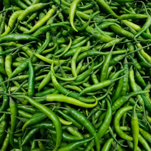Chillies - Green, Thin Long (100 g)