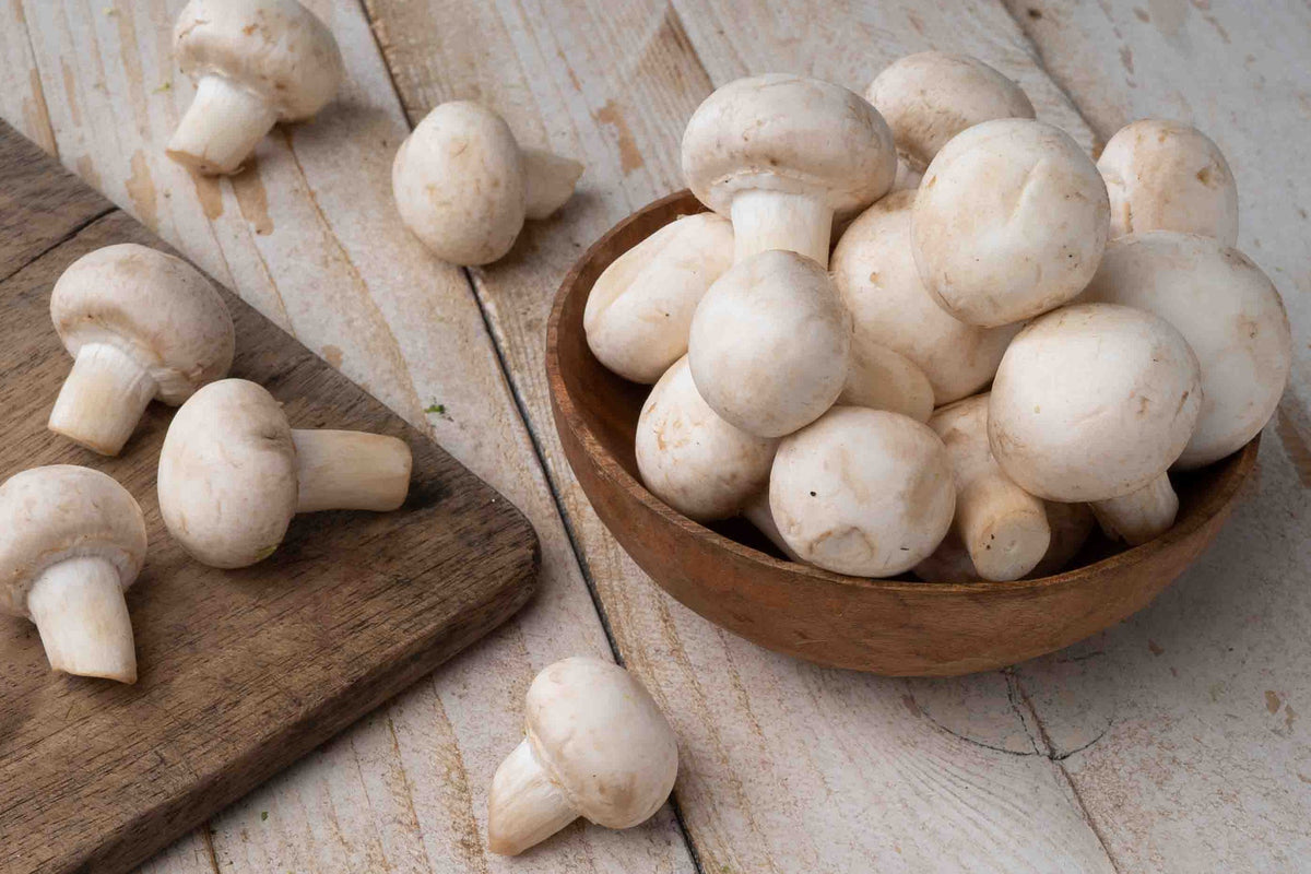 Mushroom - Button (190 g ~ 200 g Pack) (Organic)