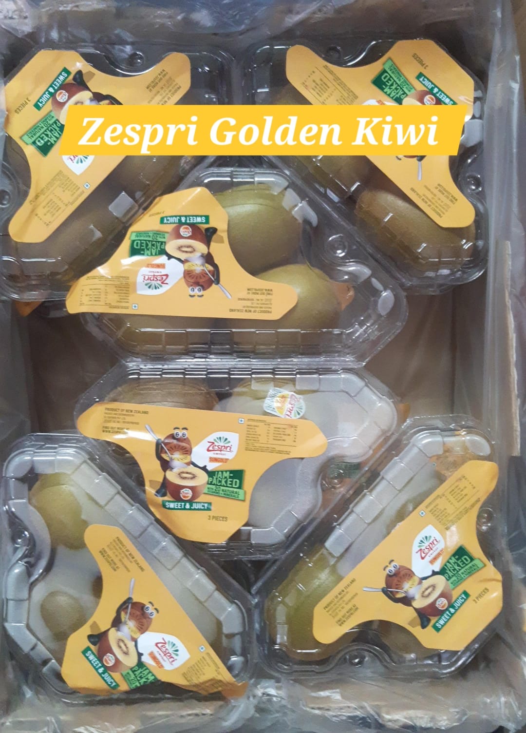 Kiwi Fruit Sun Gold [1 Box of 3]